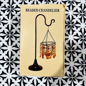 Beaded chandelier